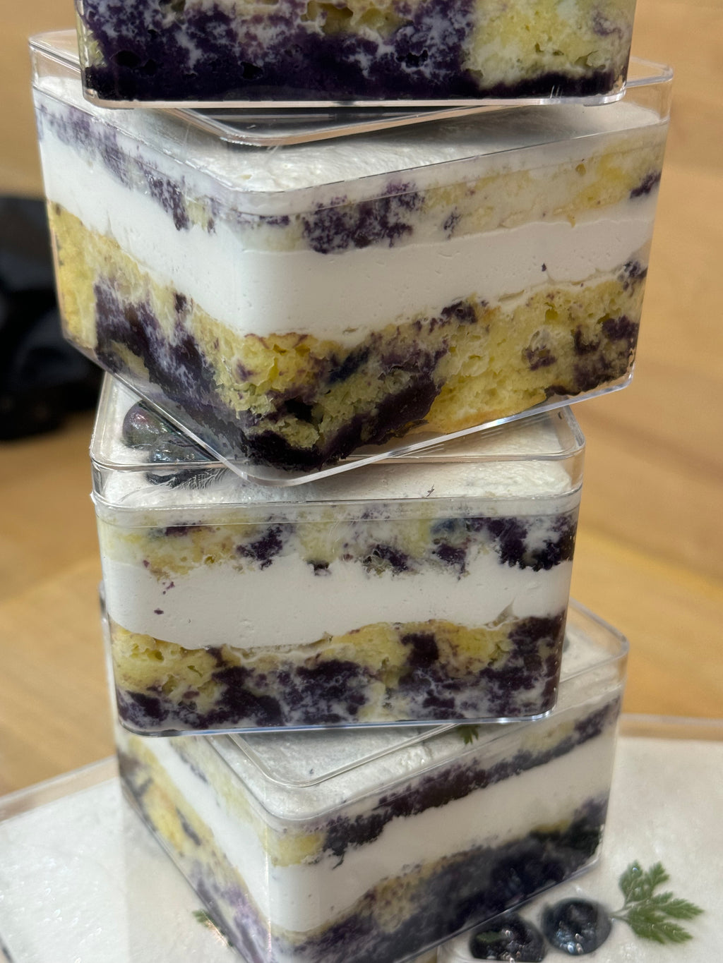 Blueberry Lemonade Milk Cake