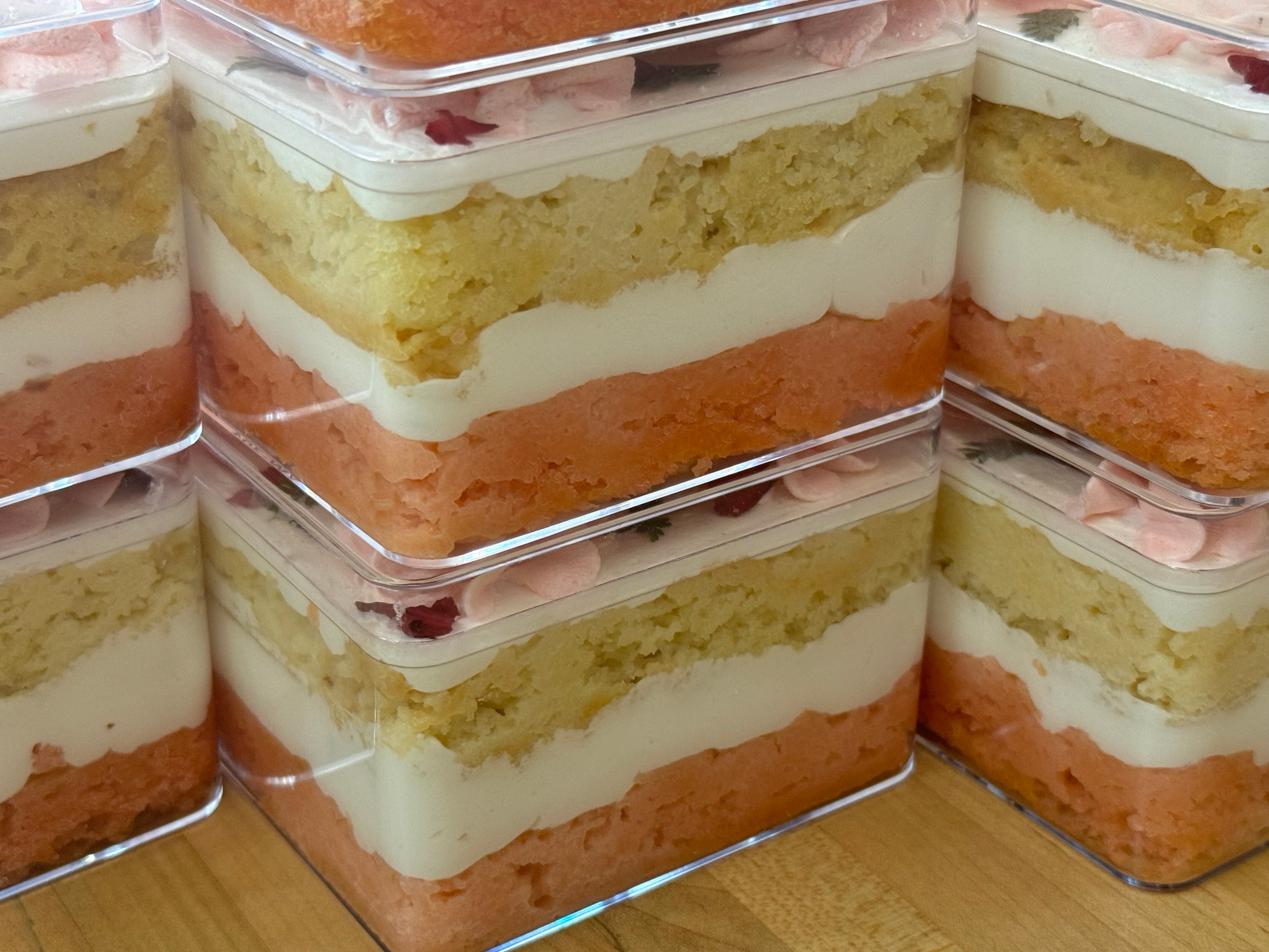 Lychee Rose Milk Cake