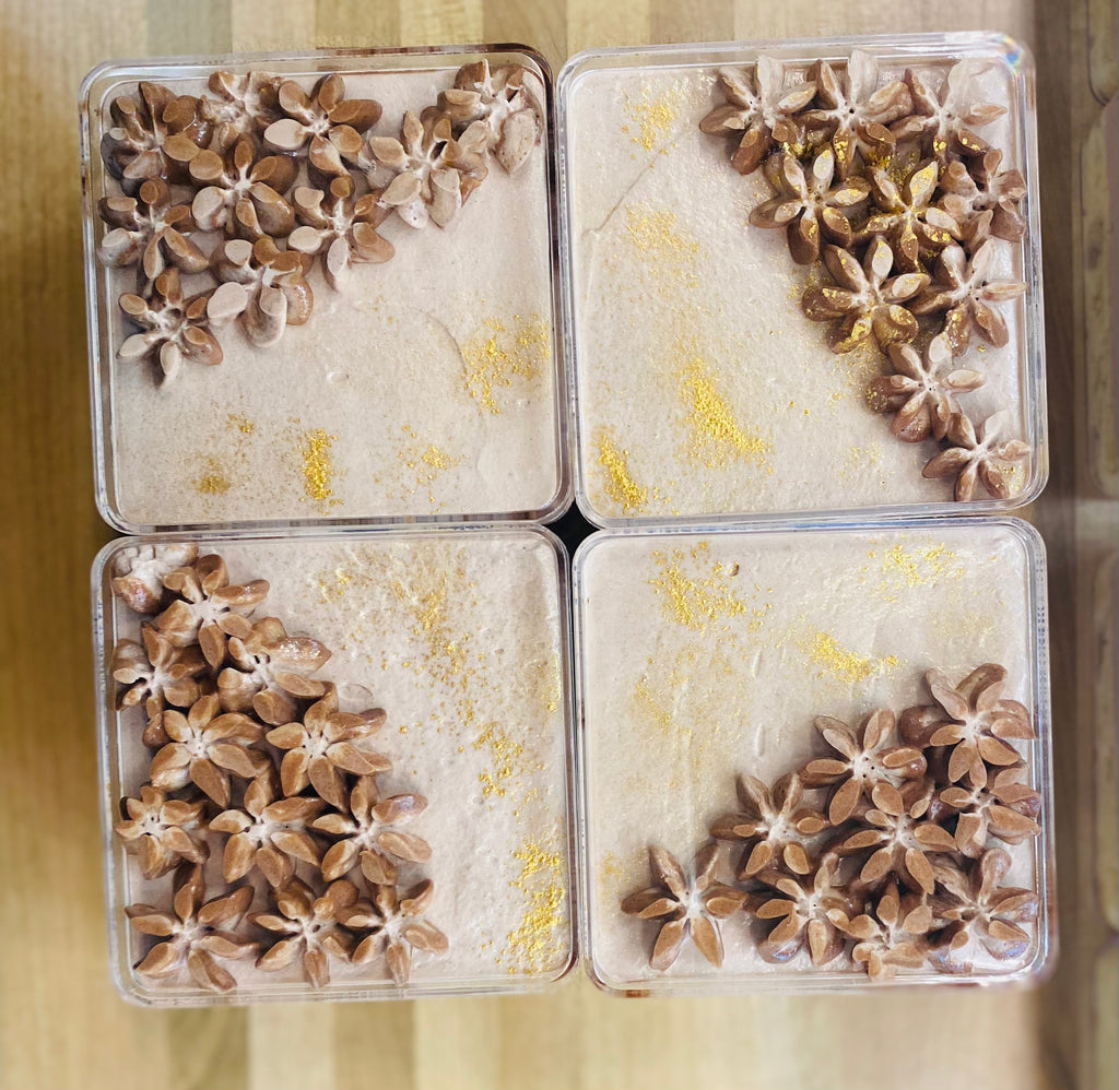 Vanilla Bean Chocolate Milk Cake  -GF