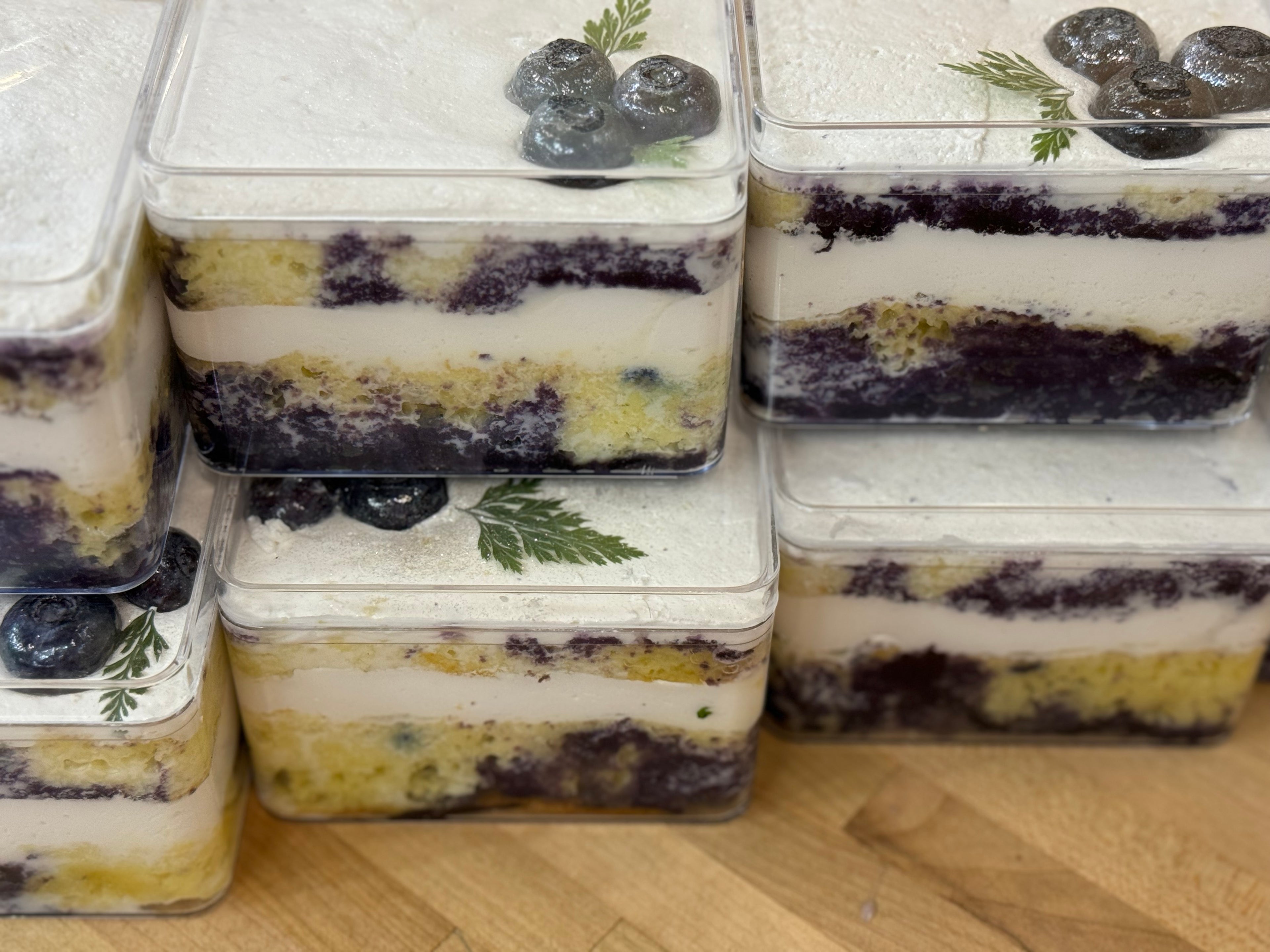 Blueberry Lemonade Milk Cake