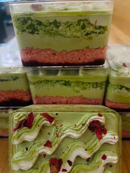 Pistachio Rose Milk Cake