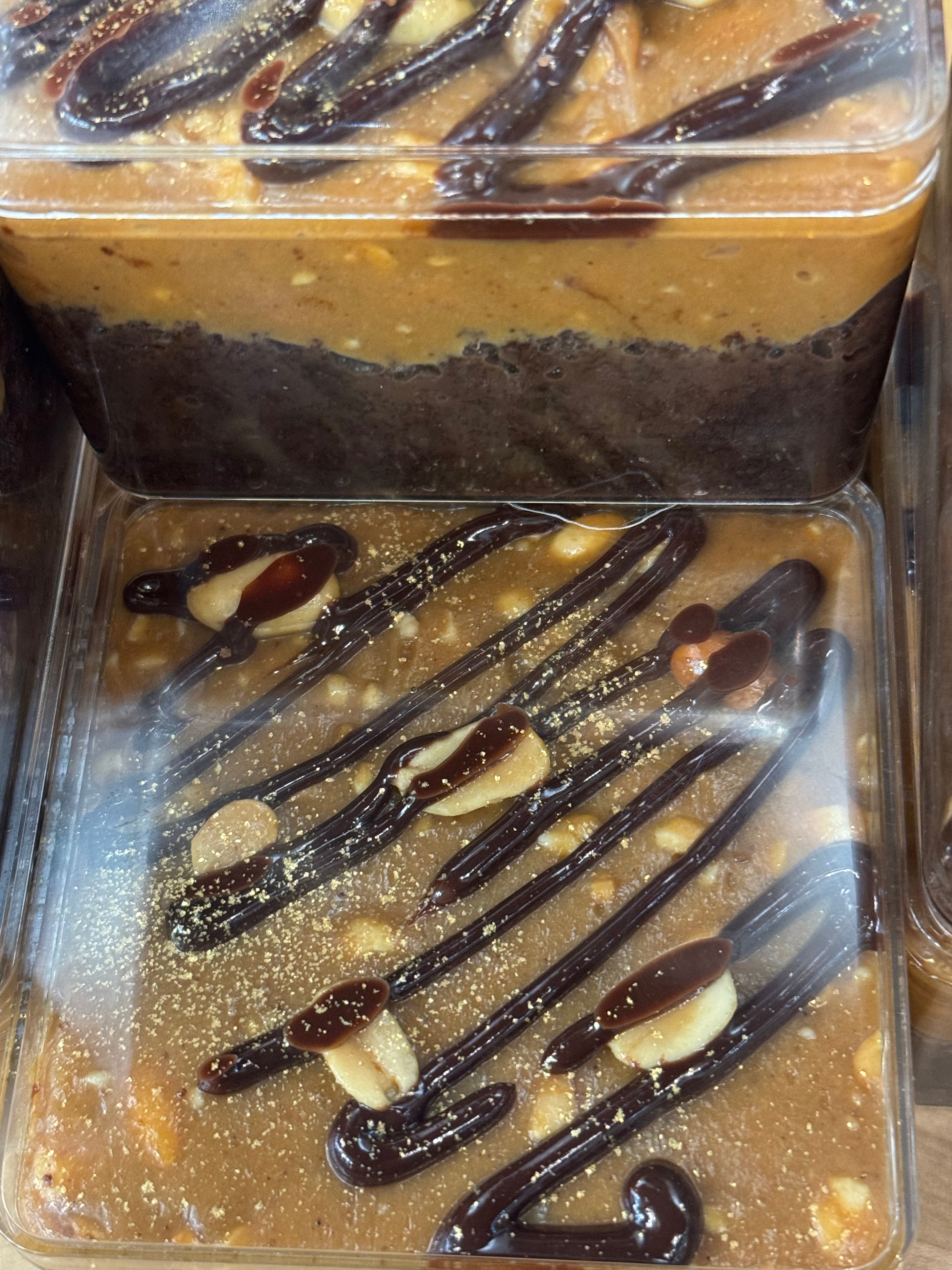 Midnight Caramel Crunch Milk Cake