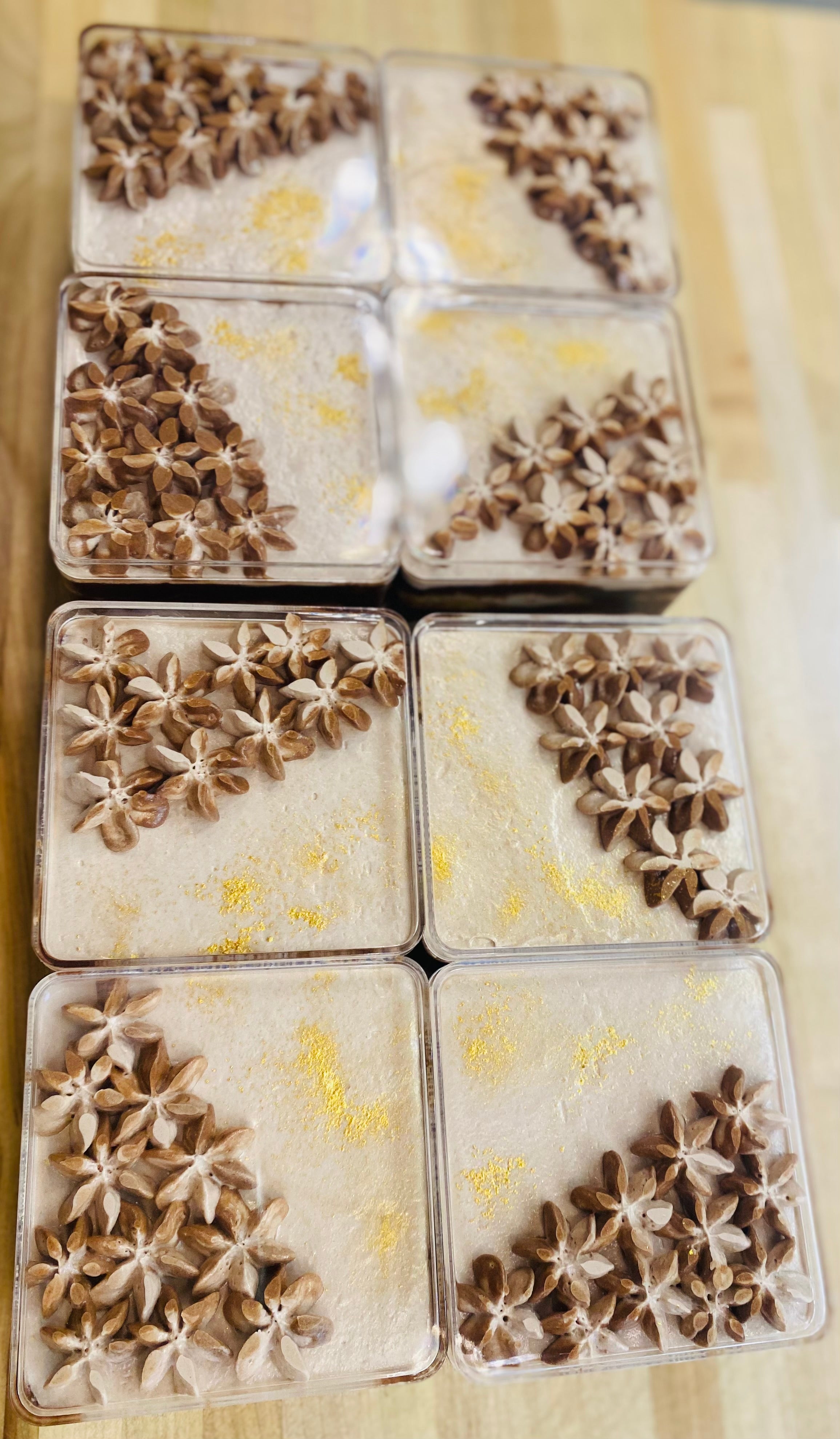 Vanilla Bean Chocolate Milk Cake  -GF