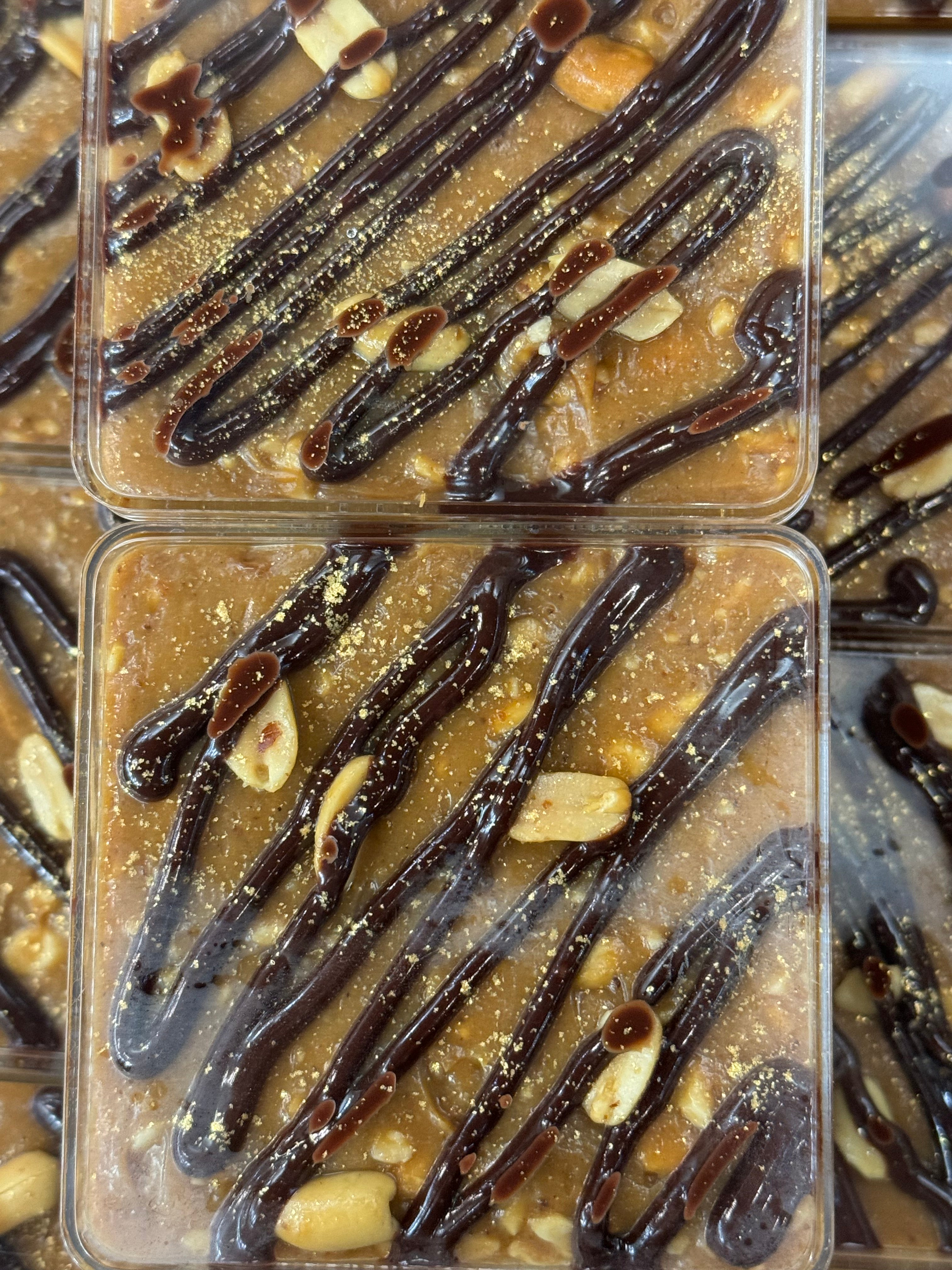 Midnight Caramel Crunch Milk Cake