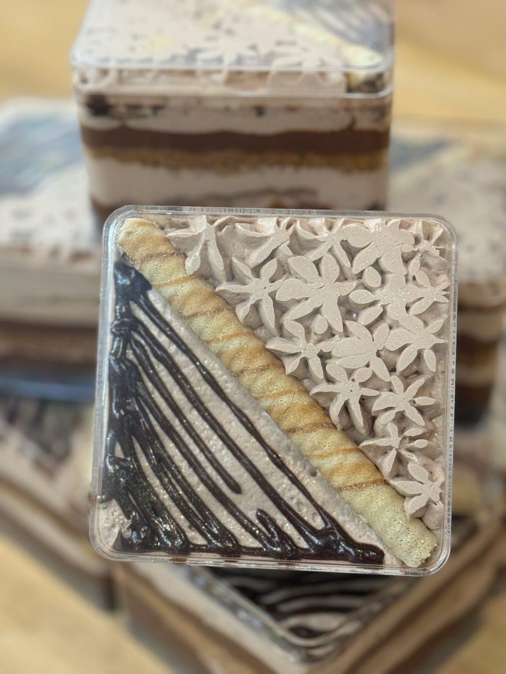 Nutella Mousse Cloud Cake