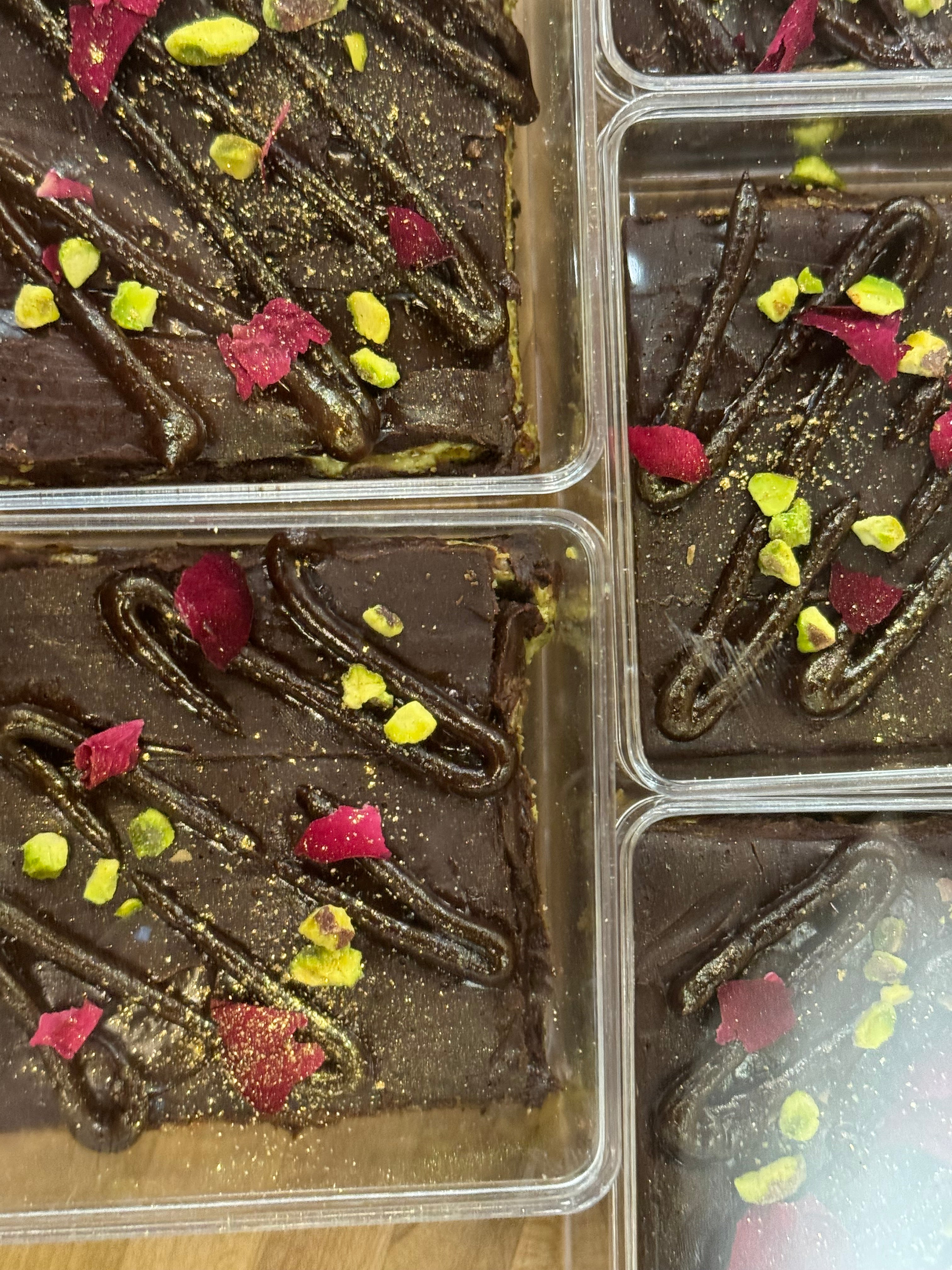 Dubai Chocolate Cloud Cake