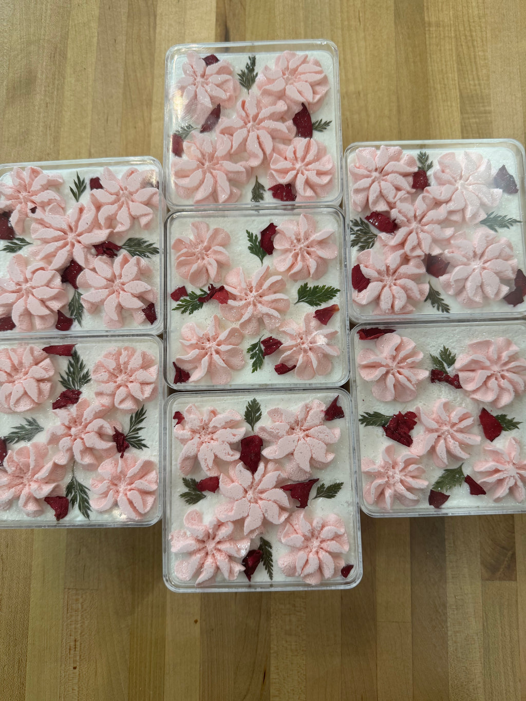 Lychee Rose Milk Cake