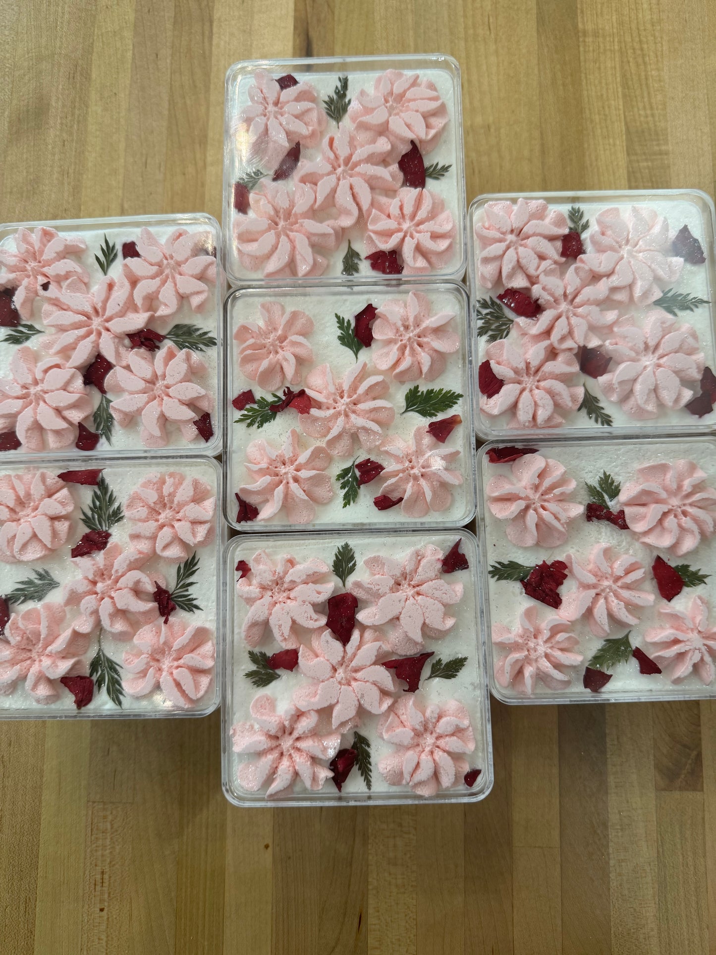 Lychee Rose Milk Cake
