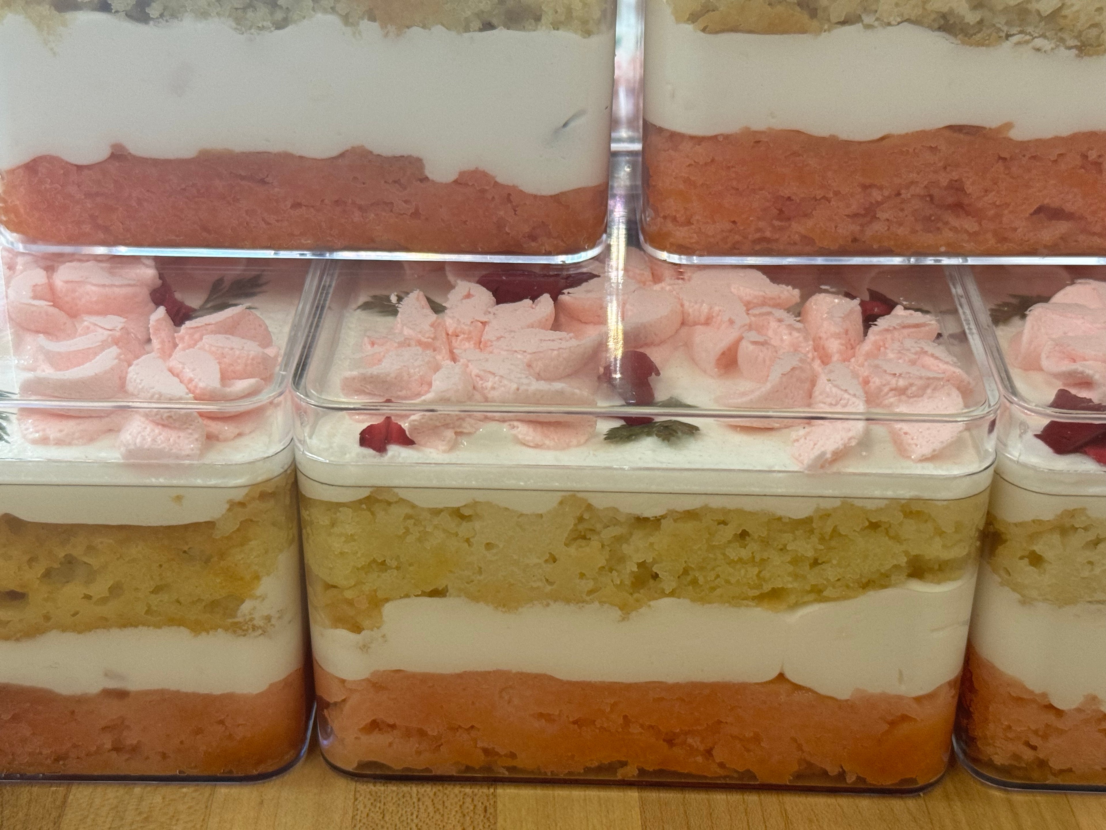 Lychee Rose Milk Cake