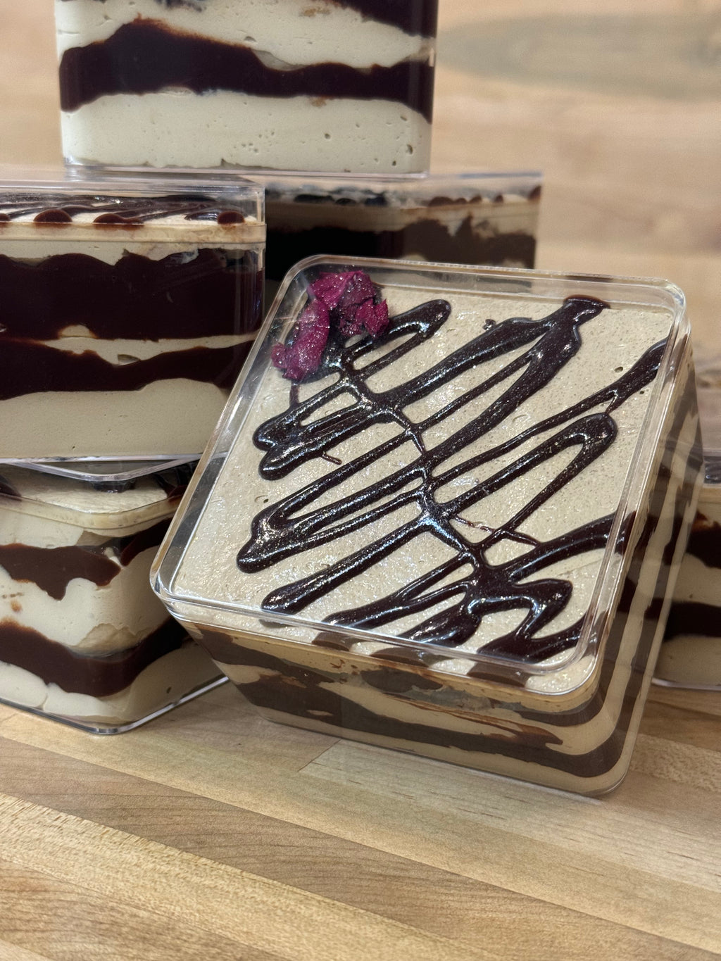 Messy Mocha Cloud Cake