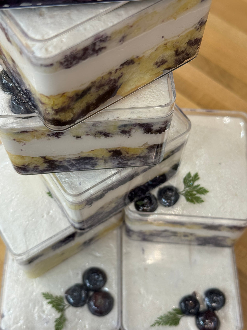 Blueberry Lemonade Milk Cake