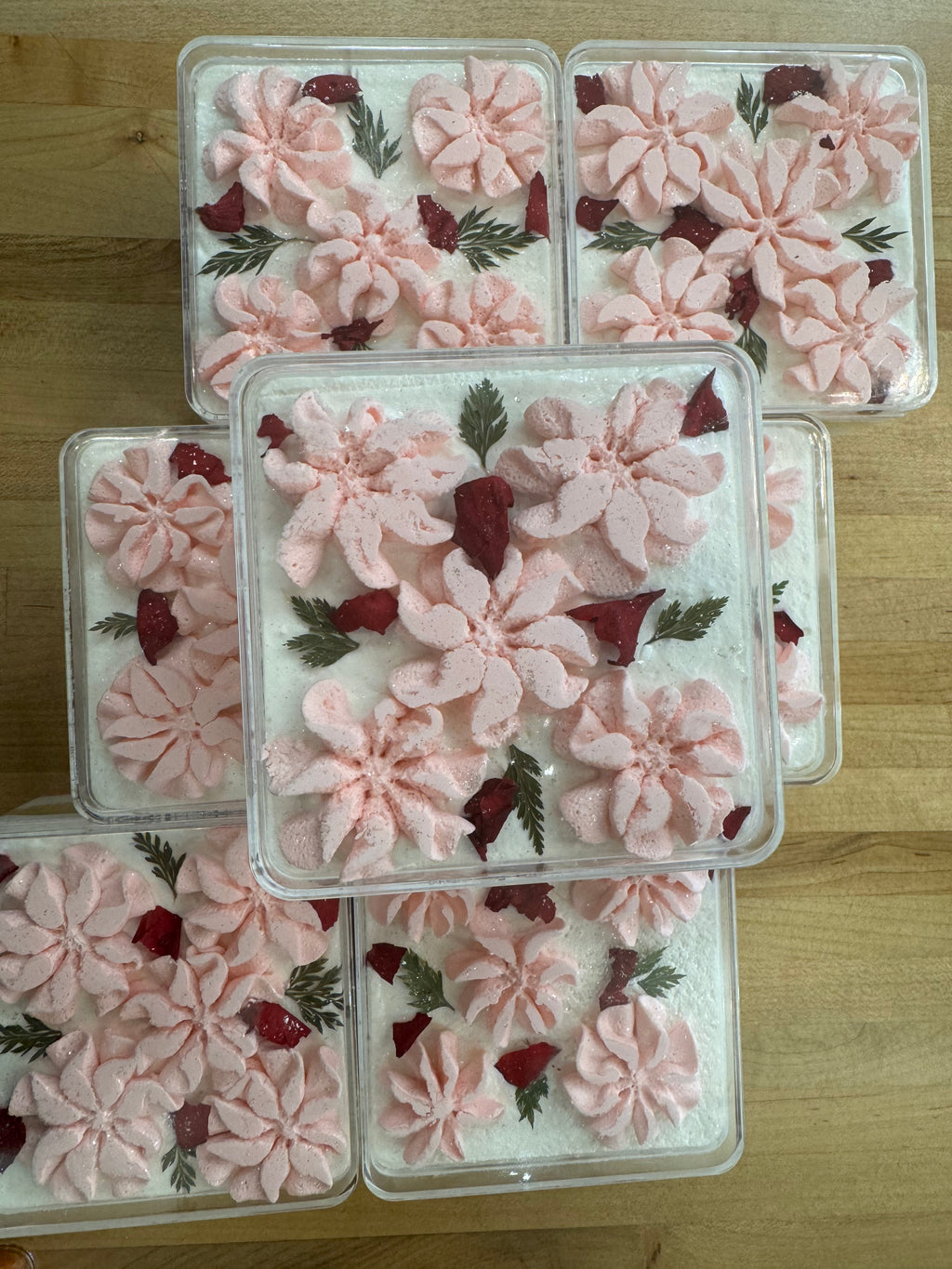 Lychee Rose Milk Cake