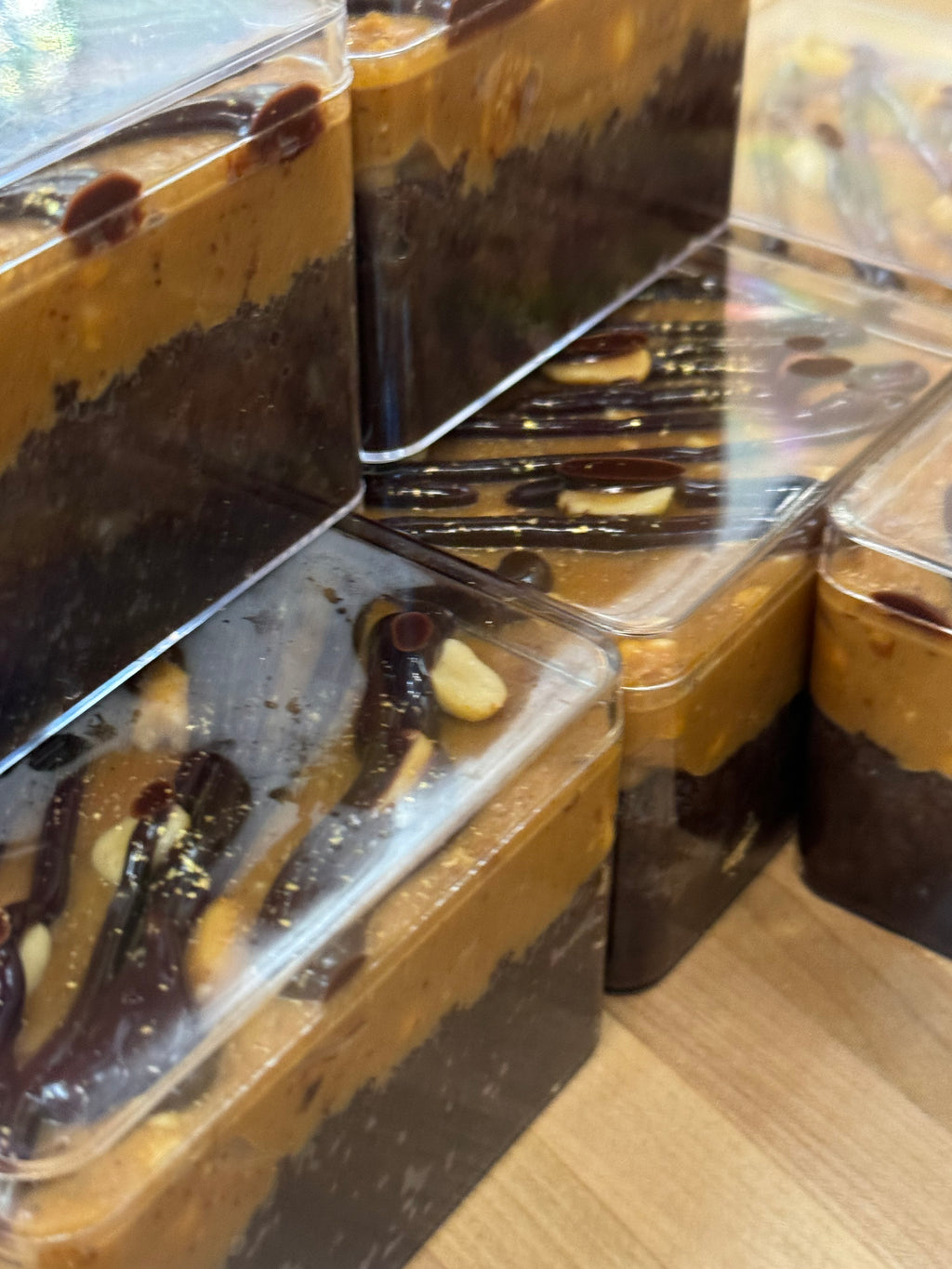 Midnight Caramel Crunch Milk Cake