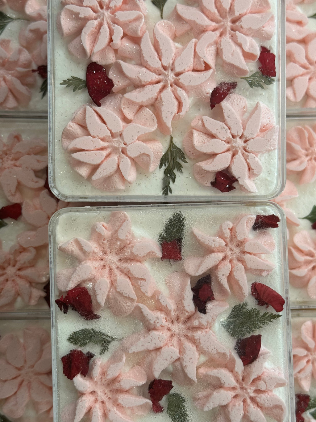 Lychee Rose Milk Cake