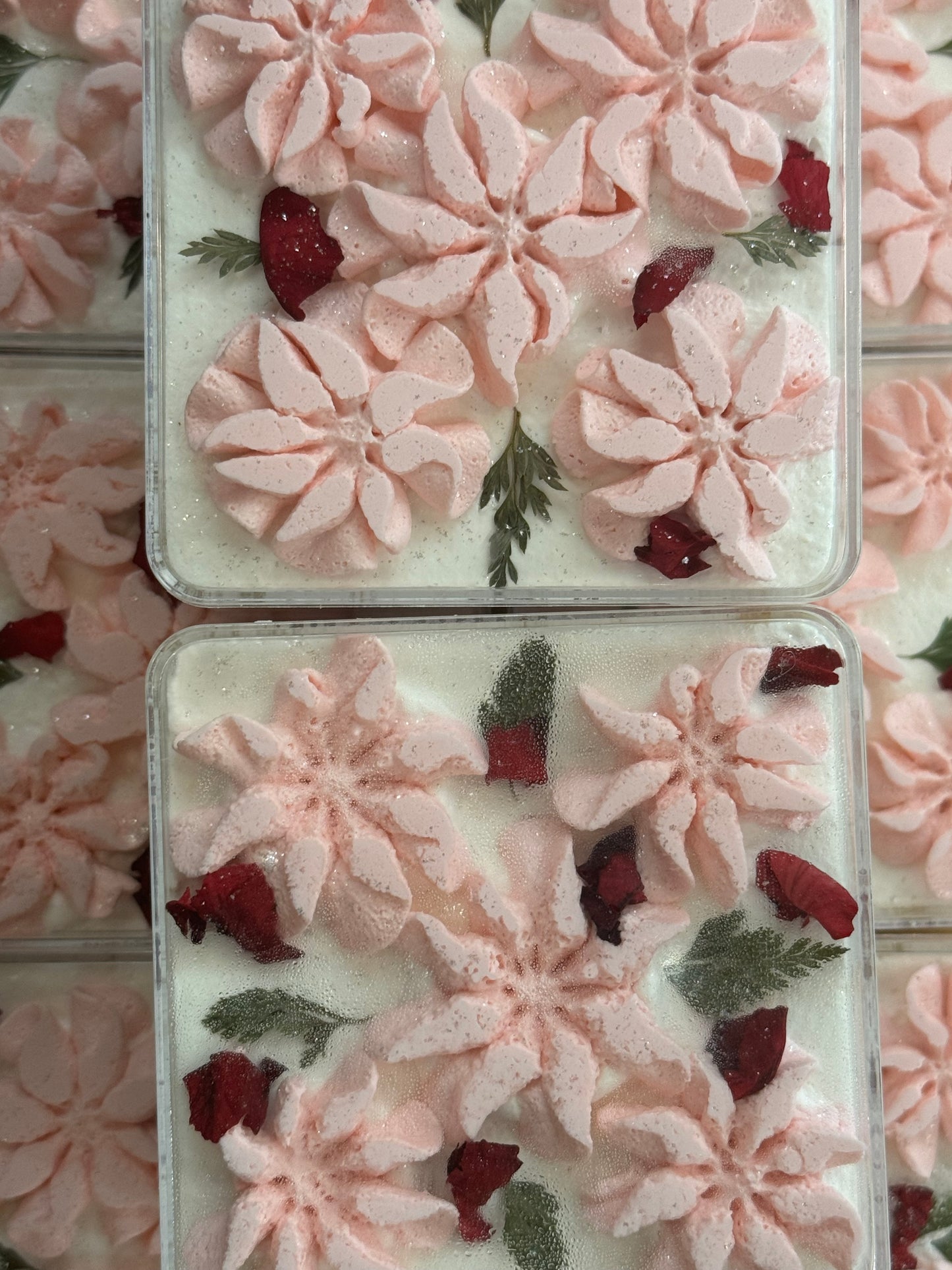 Lychee Rose Milk Cake