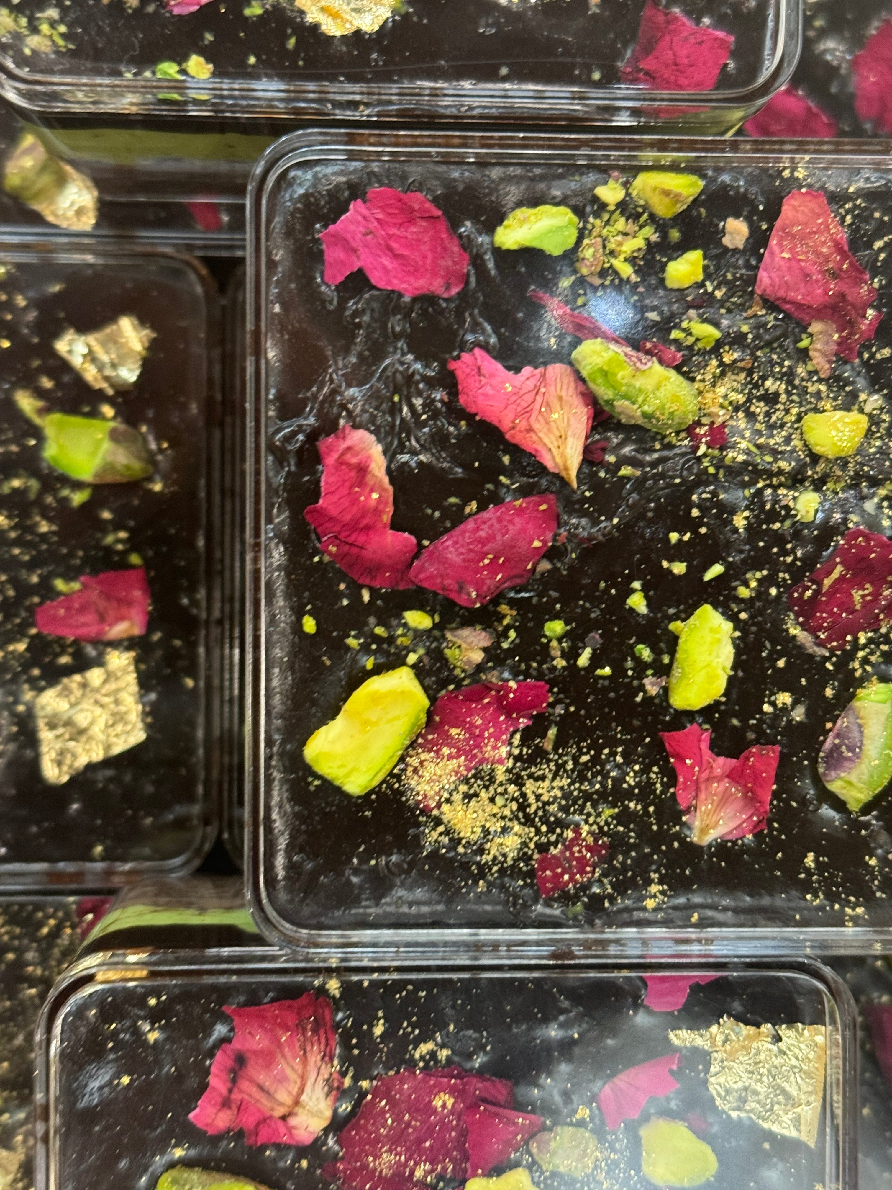 Dubai Chocolate Cloud Cake