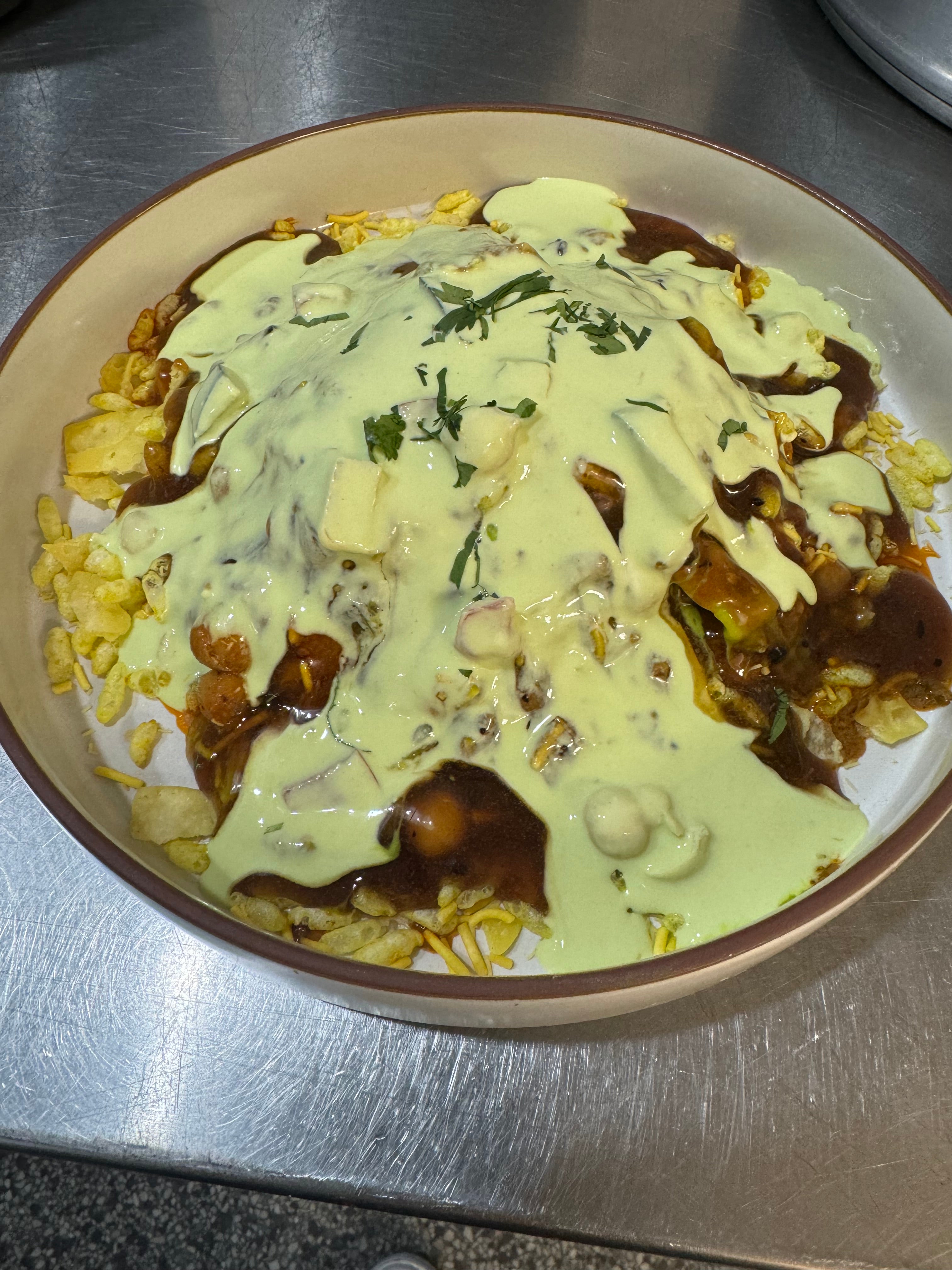 Samosa Chaat  at Ammi's _ Vegetable, Chicken, or Beef