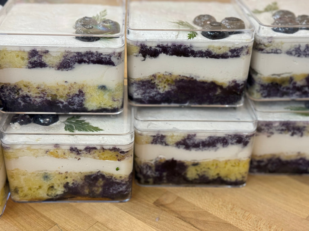 Blueberry Lemonade Milk Cake