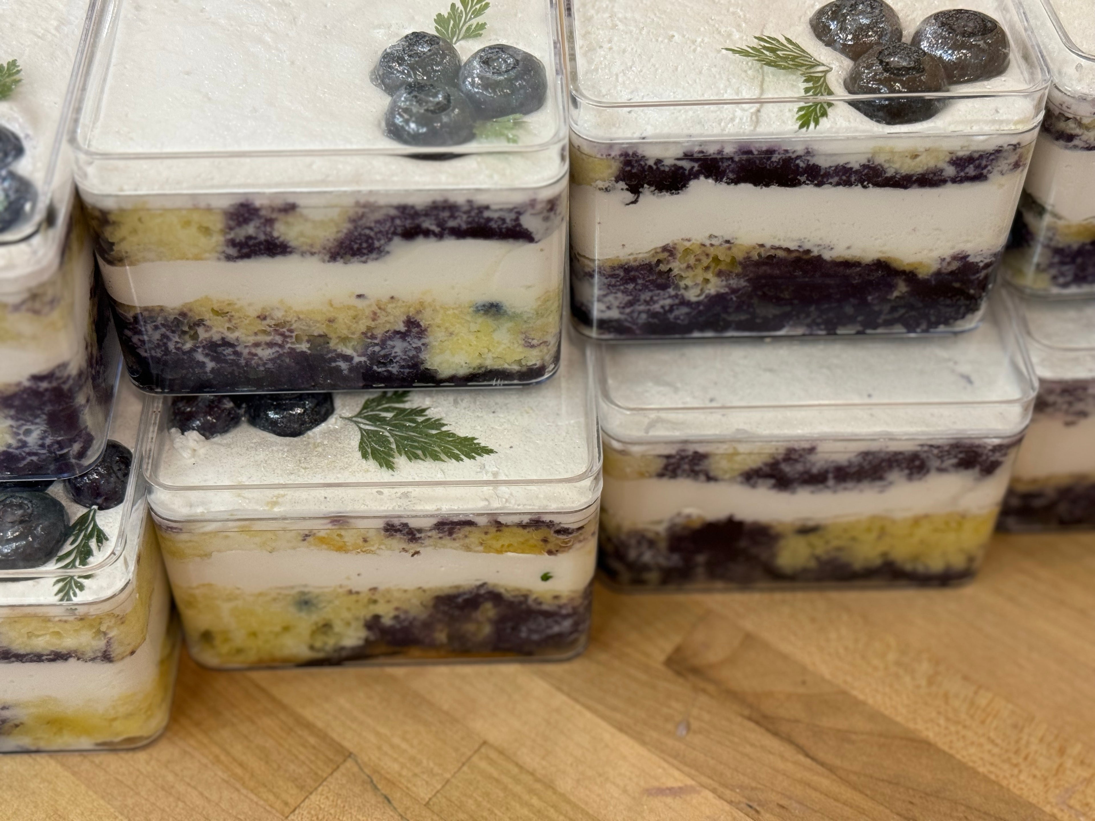 Blueberry Lemonade Milk Cake