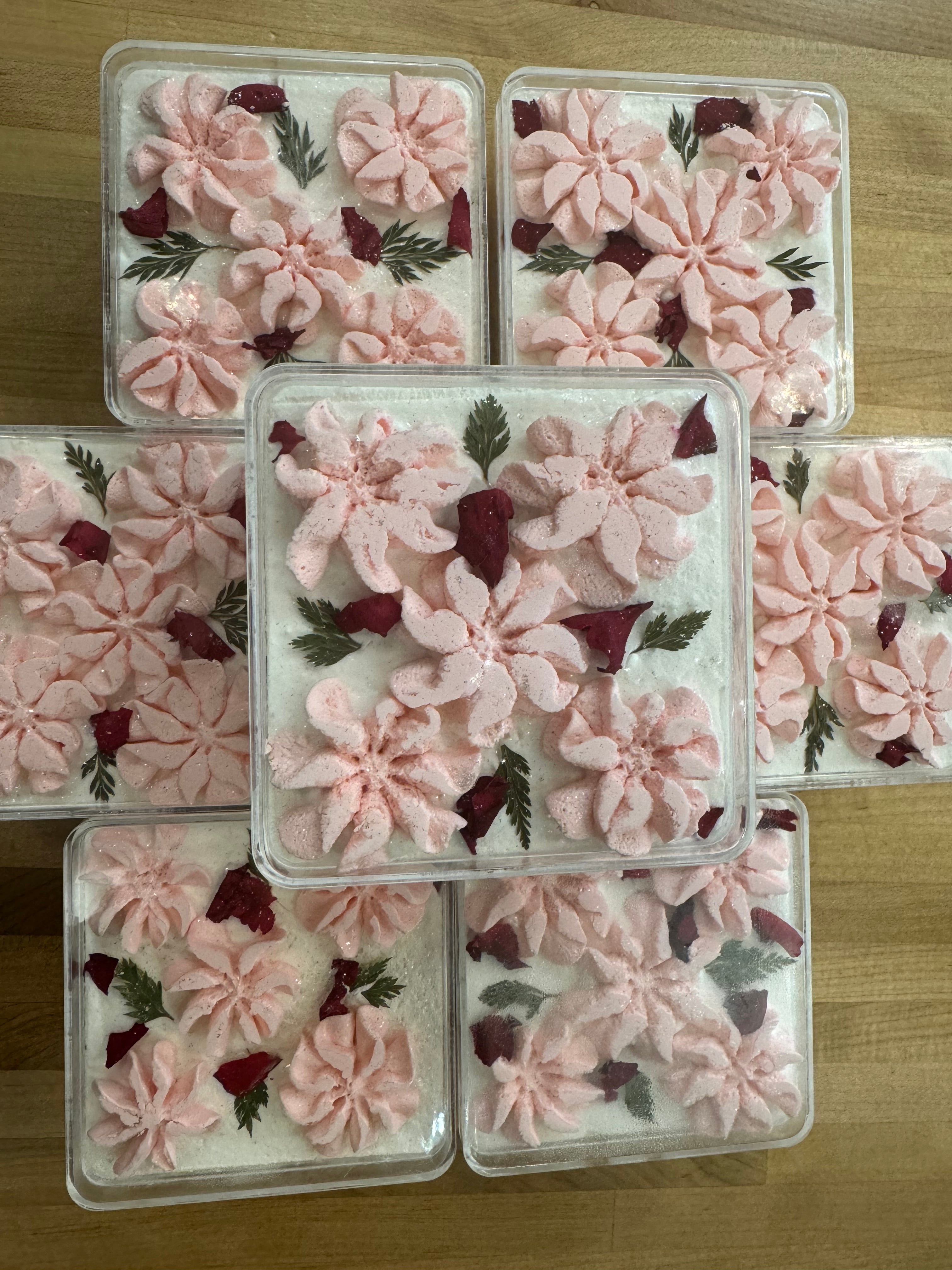 Lychee Rose Milk Cake