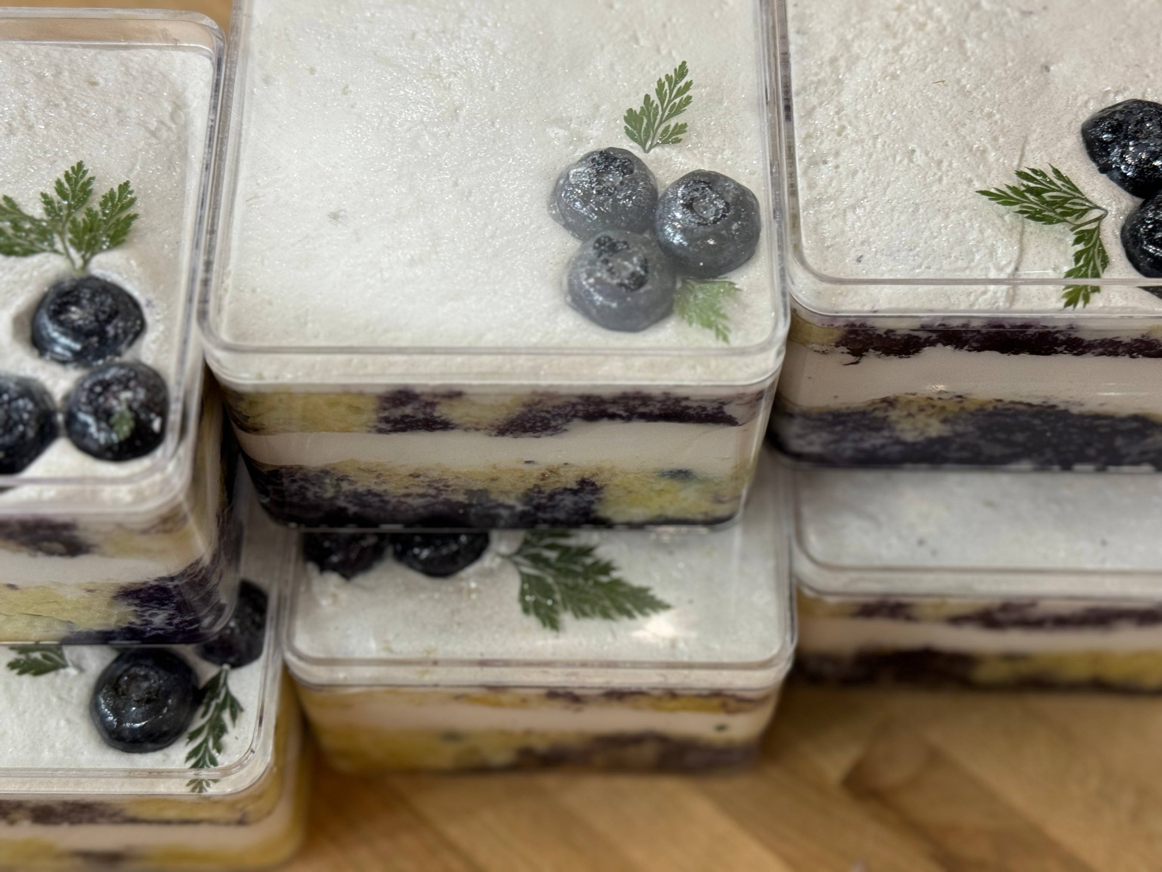 Blueberry Lemonade Milk Cake