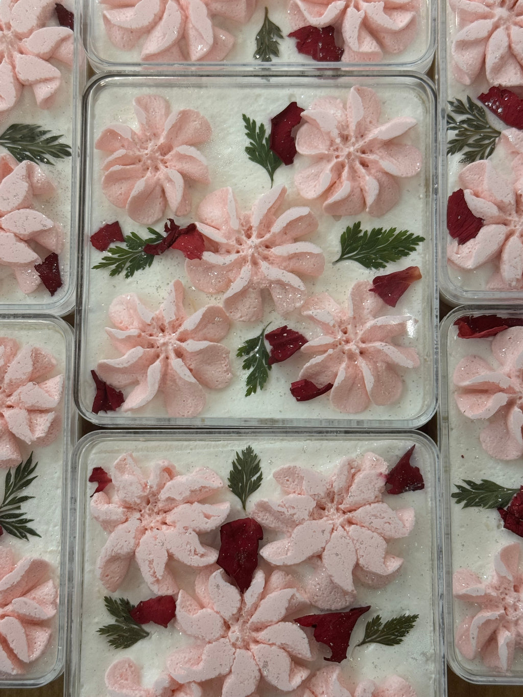 Lychee Rose Milk Cake