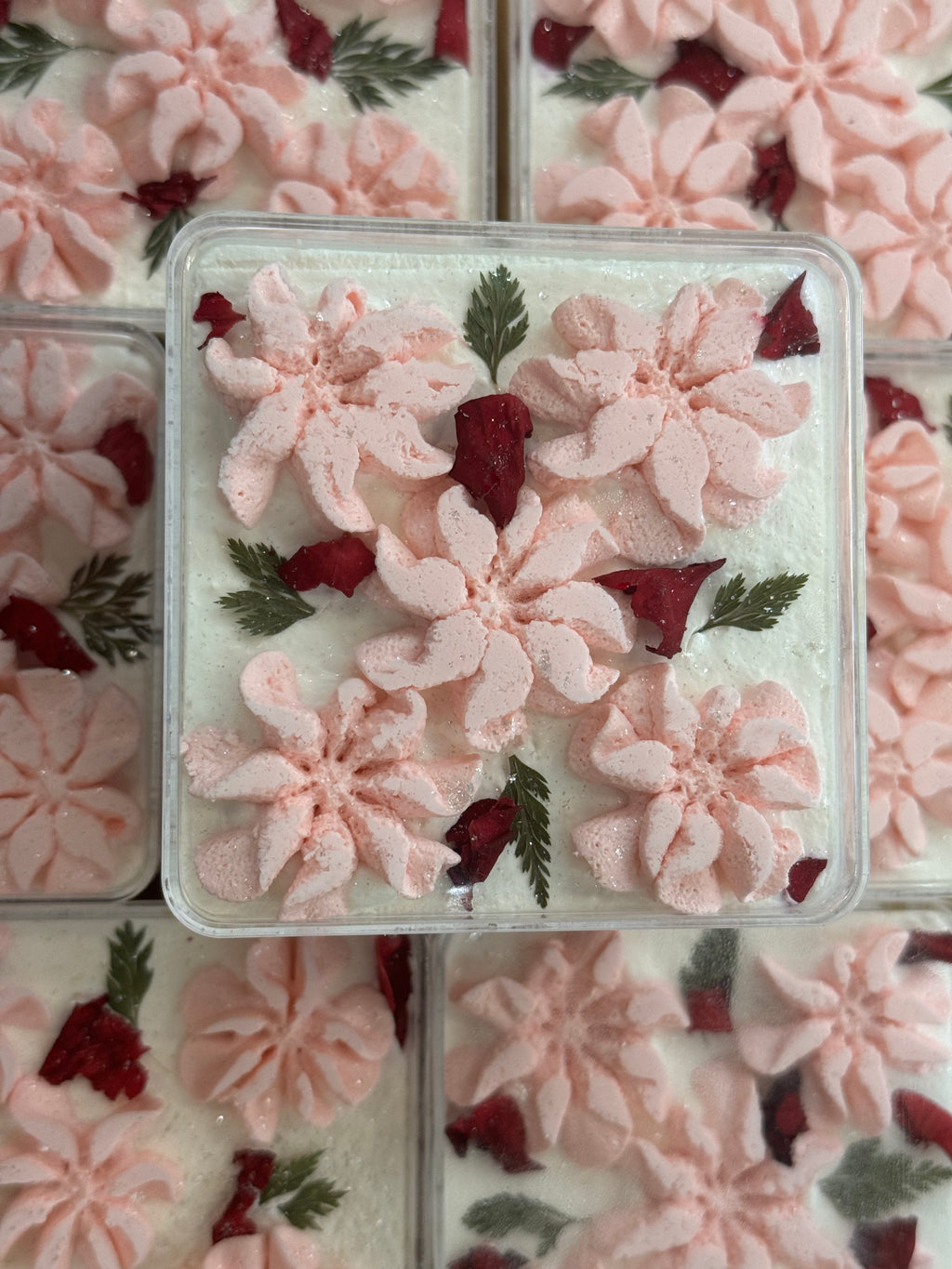 Lychee Rose Milk Cake