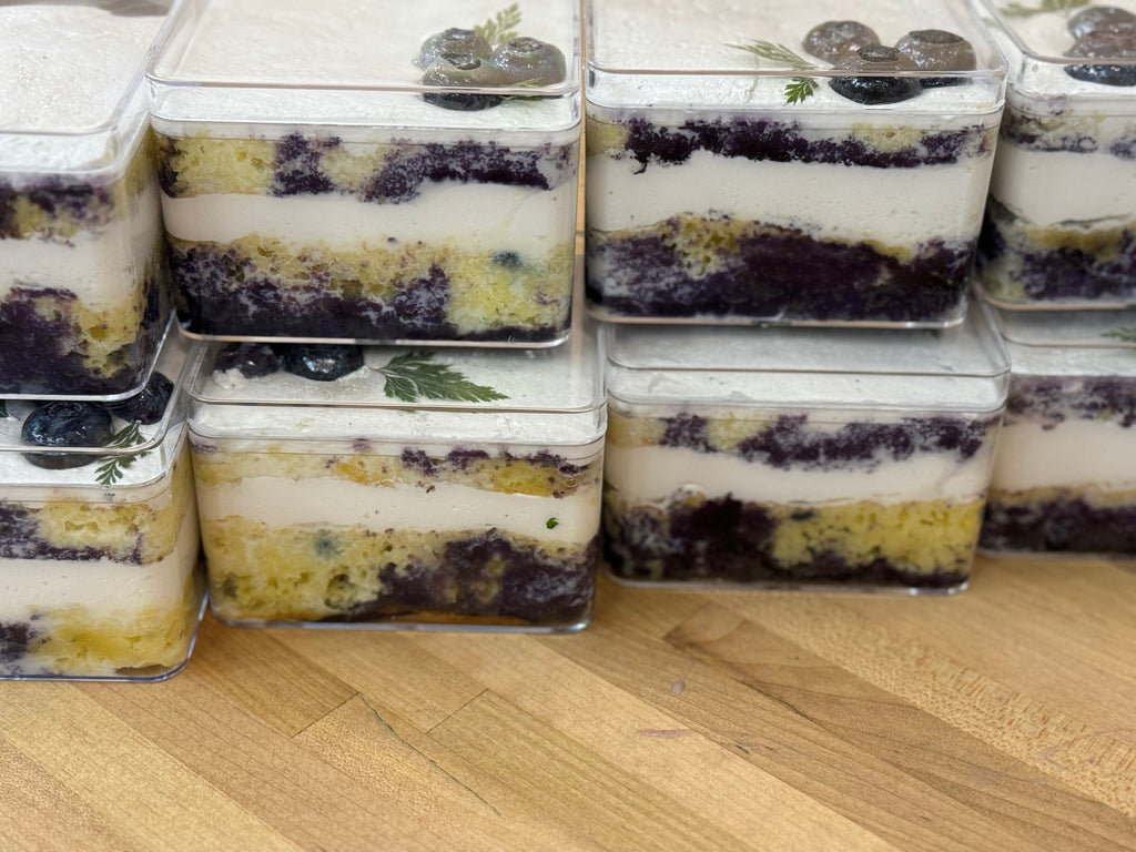 Blueberry Lemonade Milk Cake