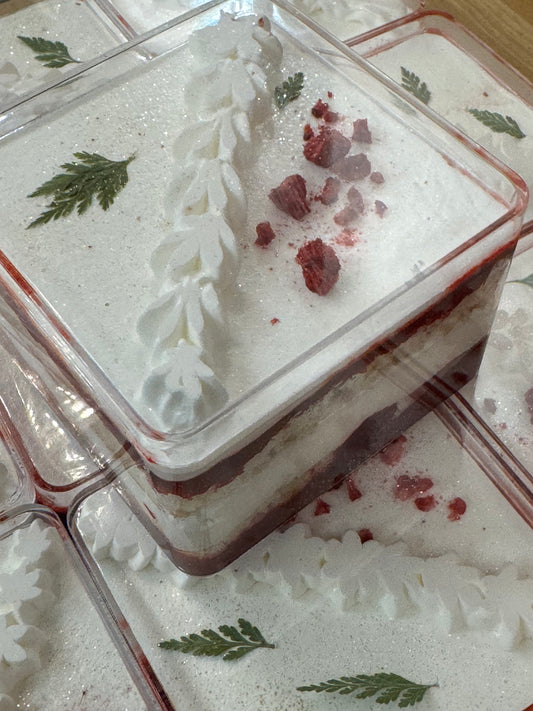 Strawberry Silk Milk Cake